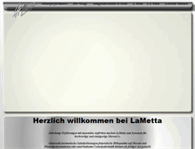 Tablet Screenshot of lametta-show.de